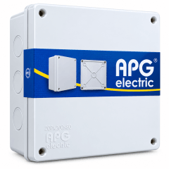 Caja de pase 20 x 20 pvc
