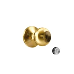 Cerradura tipo bola dorada baño C&A