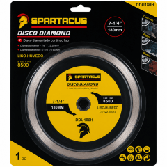 Disco diamantado continuo liso humedo 7'' Spartacus