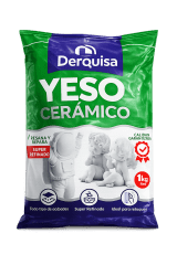 Yeso cerámico1kg Derquin