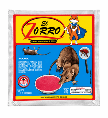 Veneno cebo raticida 2 en 1 20gr El Zorro