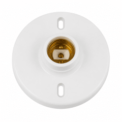 Socket plano blanco Comercial