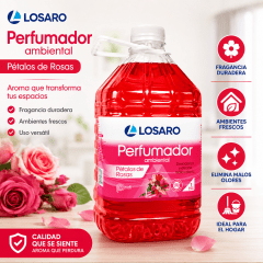 Perfumador ambiental pétalos de rosas galón Losaro