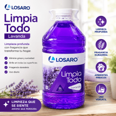 Limpiatodo aromatizado lavanda galón Losaro