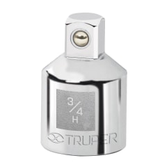 Adaptador para ratchet de encastre 3/4'' a encastre 1/2'' Truper