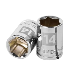 Dado hexagonal encastre 3/8'' de 14 mm. truper