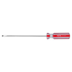 Desarmador plano 1/4 x 8'' mango de pvc. pretul