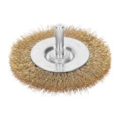 Escobilla circular 3´´ alambre fino para taladro, Truper