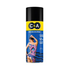 Pintura spray negro brillante 400ml C&A