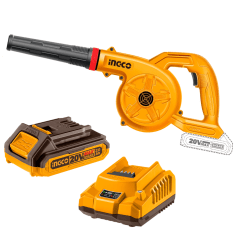 Sopladora inalámbrica 20v + bateria y cargador Ingco