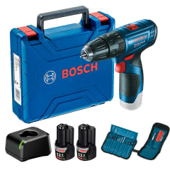 Taladro atornillador GSB 120-LI + 23 accesorios Bosch