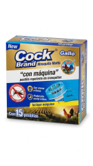 Maquina con pastilla repelente 15 und. Cock brand