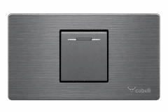 Interruptor simple gris Cubull A5-005