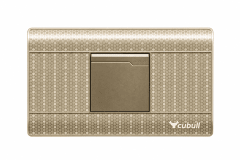 Interruptor simple dorado Cubull A6-005