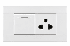Interruptor mixto blanco Cubull A3-027