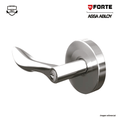 Cerradura de manija para dormitorio onda acero inoxidable FORTE