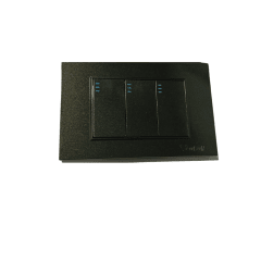 Interruptor Triple Negro