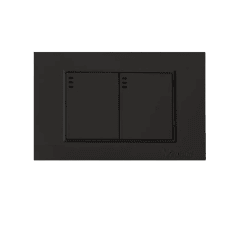 Interruptor doble negro Cubull