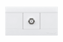 Toma de tv blanco Cubull A3-033