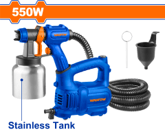 Pistola para pintar 550w tanque metalico Wadfow WEG2A51