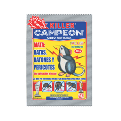 Campeón cebo roedores 40gr Killer