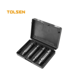 Juego de extractores de tornillos de 4 piezas Tolsen