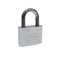 Candado hierro cromado 40mm C&A