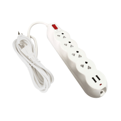 Supresor de pico 4 tomas 2 usb 3mt 16awg deluxe Home light