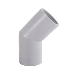 Codo 1/2 x 45° pvc sin rosca - agua fria