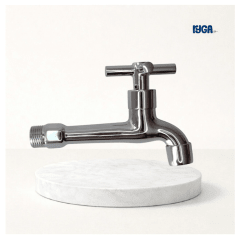 Caño llave grifo botadero para jardin modelo cruz Ryga