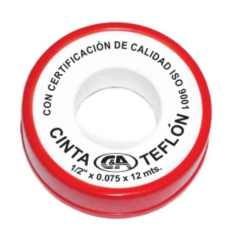 Cinta teflón roja 1/2