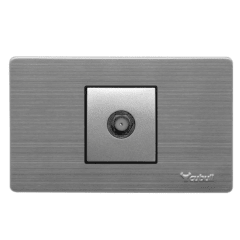 Toma de tv gris Cubull A5-033