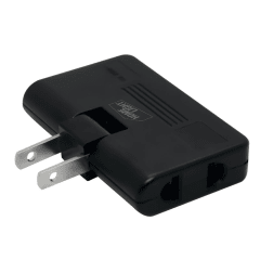 Adaptador Para Enchufe De 45 Grados Negro 10A Home Light