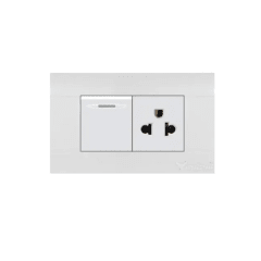 Interruptor mixto blanco Cubull