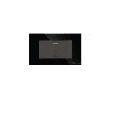 Pulsador timbre negro espejo Cubull