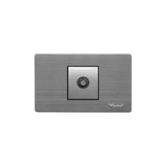 Toma de tv gris Cubull