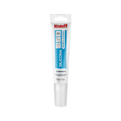 Silicona para baño y cocina transparente tubo x  85ML KNAUFF
