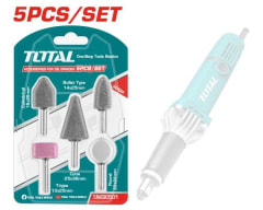 Juego de piedras montadas p/ rectificadora 5 pzas Total