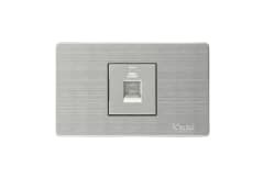 Toma de internet gris Cubull