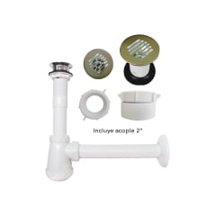 Juego de trampa botella y desagüe para lavatorio C&A