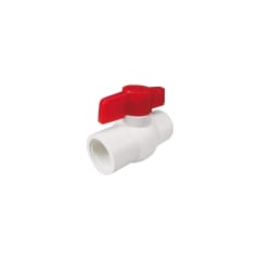 Llave de paso PVC 1/2'' c/rosca C&A
