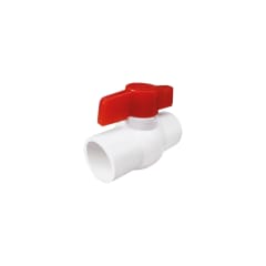 Llave de paso PVC 3/4'' s/rosca C&A