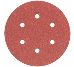JUEGO DE 5 LIJAS PARA LIJADORA ORBITAL 125MM, 5