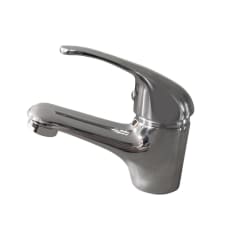 Monocomando para lavatorio de mueble plateado cromado  Valmax