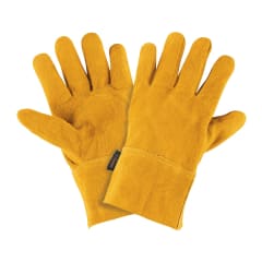 Guantes de carnaza cortos unitalla. Truper