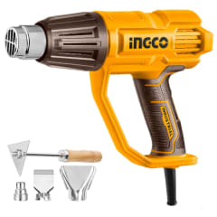 Pistola de calor 2000w con accesorios Ingco
