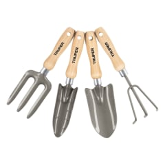 Juego de 4 herramientas de 6'' para jardín Truper 15030