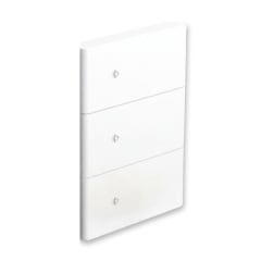 Interruptor triple inteligente Smart WIFI color Blanco Opalux