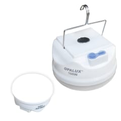 Lampara portatil recargable con panel solar 100w Opalux