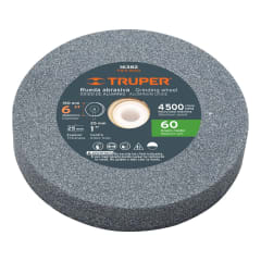 Piedra para amoladora de banco 6 x 1'' óxido de aluminio grano 60 Truper